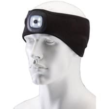 Image of Draper 95172 Headband with USB Rechargeable LED Torch, 1W, Black, One Size