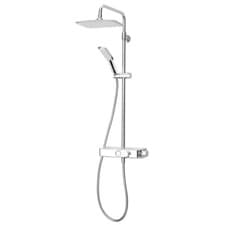 Image of Triton Push Button Thermostatic Bar Mixer Shower Chrome