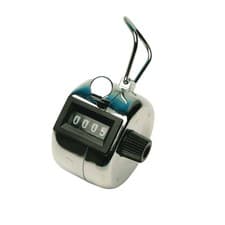 Image of Q-Connect Tally Four-Digit Counter in Chrome (KF10860)