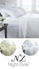 Image of Fitted Sheet 400 Thread Count Egyptian Cotton Sateen 40cm Extra Deep Bed Sheet
