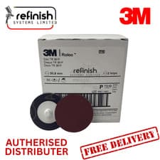 Image of 3M ROLOC FIBRE DISC – 50MM P120 – 22403