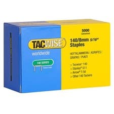 Image of Tacwise 0341 Type 140 / 8 mm Heavy Duty Galvanised Staples, Pack of 5,000