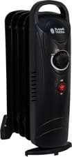 Image of Russell Hobbs 650W Oil Filled Radiator 5 Fin Portable Adjustable Thermostat -369