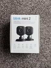 Image of Blink Mini 2 Plug-In CCTV Smart Security Camera Black 2 Pack