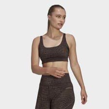 Image of Adidas Powerimpact Luxe Training Medium-Support HIIT Print Sports Bra