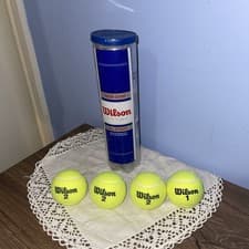 Image of NEW WILSON Tour Comp Tennis Balls 4 PACK ALL COURT