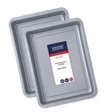 Image of 23cm Baking Tray Twin Pack, Double Coated Non Stick, PFOA and BPA Free, UK Made