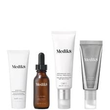 Image of Medik8 CSA Starter Kit Cleanser Retinal Serum C-tetra AM & PM Moisturiser. New