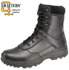 Image of Grafters Ambush Non-Metallic Waterproof Service Police Combat Mens Boots Sz
