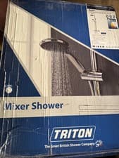 Image of Triton Benito Rear-Fed Exposed Chrome Thermostatic Mixer Shower with Diverter