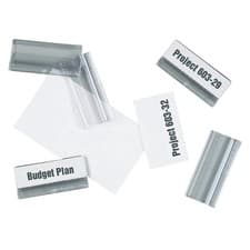 Image of Durable SHERPA Index Tabs for Display Panels 58mm Width Pack of 10 Transpare