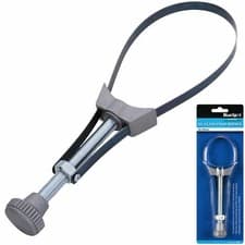 Image of (07001) Adjustable Metal Oil Fuel Filter Removal Strap Wrench Tool 60 - 105mm