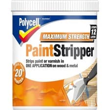 Image of Polycell Max Strength Paint Stripper 1L Heavy Duty Varnish Remover Wood Metal