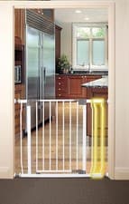 Image of Dreambaby Ava & Safety Gate Extension - 9cm Wide & 76cm Tall - White