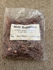 Image of 30 x 2.65mm copper clout nails 1kg