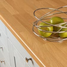 Image of Oak Block Laminate Kitchen Worktops 38mm, Wood Worktop Effect, Edging Included