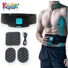 Image of Slendertone Abs8 EMS Abdominal Muscle Toner Belt Rechargeable Controller Gel Pad