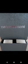Image of Emporio Armani Men's Stainless Steel Cufflinks