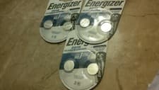 Image of Energizer CR2016 button coin batteries 3packs 90mAh battery UK FREE POST