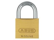 Image of ABUS Mechanical 55/40Mm Brass Padlock Keyed Alike 5401 ABUKA02868