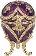 Image of Treasured Trinkets - Small Purple Egg - 15051 - NEW BOXED