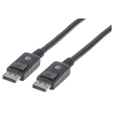 Image of Manhattan DisplayPort 1.2 Cable 4K@60hz 1m Male to Male With Latches Fully Sh...