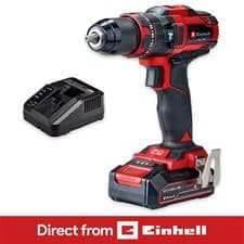 Image of Einhell Cordless Combi Drill 44Nm 18V TE-CD 18/44 Li-i With Battery And Charger