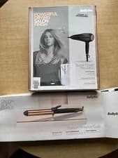 Image of BaByliss Titanium Brilliance Curls Hair Curling Tong + Super Power Pro 2400