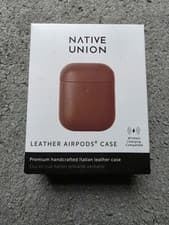 Image of Native Union Leather AirPods Case – Premium Italian Leather – Brown