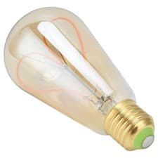 Image of Vintage Light Bulb E27 4W High Light Transmittance Flexible Spiral Filament A ;;