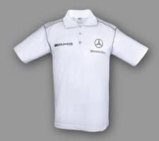 Image of Mercedes AMG new Polo-Shirt Motor Sport Fan Apparel with Car Logo Embroidery