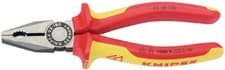 Image of Knipex 03 08 180 VDE Insulated Combination Pliers 180mm 31918