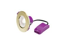 Image of FIRE RATED DOWNLIGHT 6W LED 240V CHANGEABLE COLOUR TEMPERATURE CCT CHROME BLACK