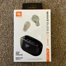 Image of JBL Wave Buds 2 Wireless Earbuds Bluetooth ANC IP54 water-resistant 40Hr Play