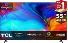 Image of TCL 55 Inch TV 4K LED HDR10 A55 Processor 60Hz Google TV - 55T635