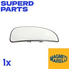 Image of MIRROR GLASS WITH PAD MAGNETI MARELLI LEFT FOR CITROEN FIAT PEUGEOT