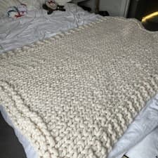 Image of Huge Chunky Knitted Throw