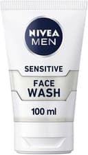 Image of NIVEA MEN Sensitive Face Wash with Zero Percent Alcohol (100 ml),with Vitamin E