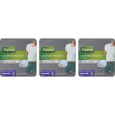 Image of Depend Comfort Protect Incontinence Pants for Men Small/Medium Pants 10x3