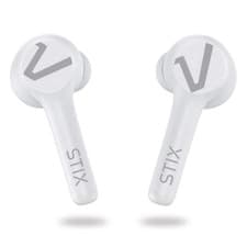 Image of VEHO STIX TRUE WIRELESS BLUETOOTH EARPHONES & CHARGING CASE - BLACK WHITE BLUE