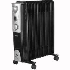 Image of 🔥11 Fin Oil Filled Radiator 2500W Electric Portable Heater 3 Heat Thermostat UK
