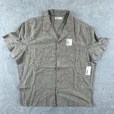 Image of Sonoma Goods For Life Camp Shirt Mens XXL Short Sleeve Button Up Casual - NWT