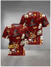 Image of Adults Kids Harry Potter Hogwarts 3D T-shirt Casual Short Sleeve Tee Tops Gift