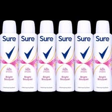 Image of 6X Sure Women Motion Sense Antiperspirant Deodorant, Bright Bouquet, 150ml
