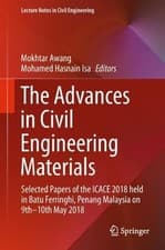 Image of The Advances in Civil Engineering Materials - 9789811325106