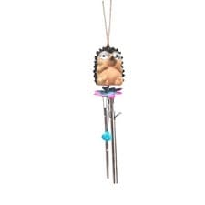 Image of Solar Powered Big Eyed Animal Wind Chime LED Garden Light