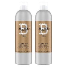 Image of Bed Head for Men by Tigi Clean Up Mens Daily Shampoo for Normal Hair 750ml, 2pk