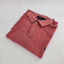 Image of Polo Ralph Lauren RL Custom Slim Fit Mesh Polo Shirt Mens XXL 2XL Red Pink NEW