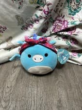 Image of Tatiana the Dragon with Headband Squishmallows 7.5 Inch Plush With Tags