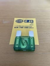 Image of Genuine HELLA Maxi Fuse 30 Amp 8JS 728 595-811 - NEW (Blister Pack Of 3)